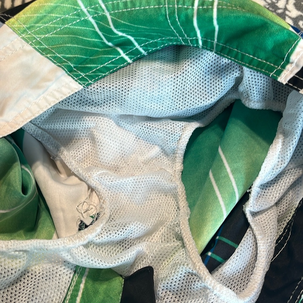Plaid Board Shorts - Picture 9 of 10